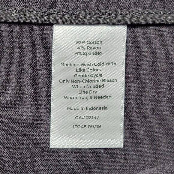 Talbots Black Chatham Dress Pants Sz 8 - Picture 5 of 8